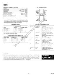 AD9057BRS-RL40 Datasheet Page 4