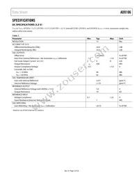 AD9106BCPZRL7 Datasheet Page 5