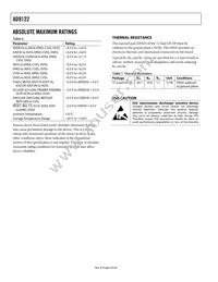 AD9122BCPZRL Datasheet Page 8