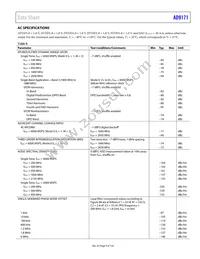 AD9171BBPZRL Datasheet Page 9