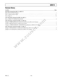 AD9214BRS-RL65 Datasheet Page 19