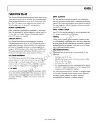 AD9218BST-RL105 Datasheet Page 21