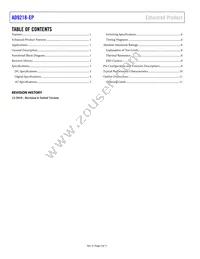 AD9218SSTZ-105EPRL Datasheet Page 2