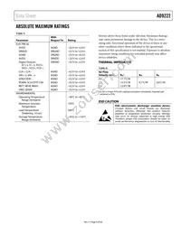 AD9222ABCPZRL7-50 Datasheet Page 9