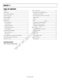 AD9230BCPZ11-200 Datasheet Page 2