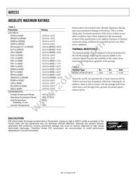AD9233BCPZRL7-125 Datasheet Page 8