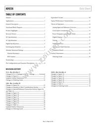 AD9236BRUZRL7-80 Datasheet Page 2