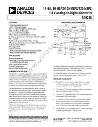 AD9246BCPZRL7-125 Datasheet Cover