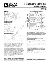 AD9248BCPZRL-65 Datasheet Cover