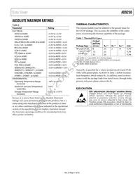 AD9250BCPZRL7-250 Datasheet Page 11