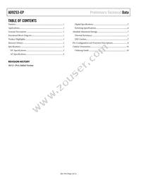AD9253TCPZ-125EP Datasheet Page 2