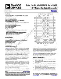 AD9257BCPZRL7-65 Datasheet Cover