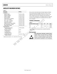 AD9259ABCPZRL7-50 Datasheet Page 10
