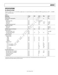 AD9261BCPZRL7-10 Datasheet Page 3