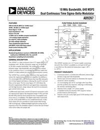 AD9267BCPZ Datasheet Cover