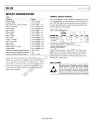 AD9269BCPZRL7-80 Datasheet Page 10