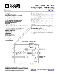 AD9284BCPZRL7-250 Datasheet Cover