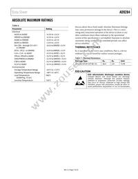 AD9284BCPZRL7-250 Datasheet Page 7