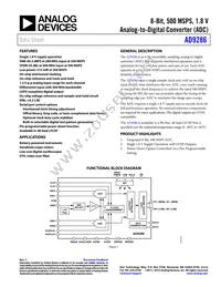AD9286BCPZRL7-500 Datasheet Cover