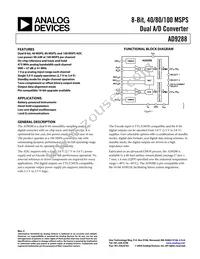 AD9288BSTZRL-40 Datasheet Cover