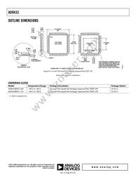 AD9433BSVZ-125 Datasheet Page 20