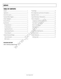 AD9445BSVZ-125 Datasheet Page 2