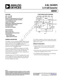 AD9481BSUZ-250 Datasheet Cover