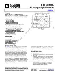 AD9484BCPZRL7-500 Datasheet Cover