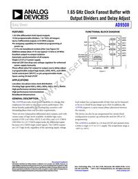 AD9508BCPZ-REEL7 Datasheet Cover