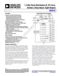 AD9510BCPZ-REEL7 Datasheet Cover