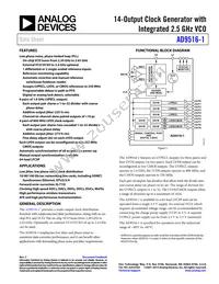AD9516-1BCPZ Datasheet Cover