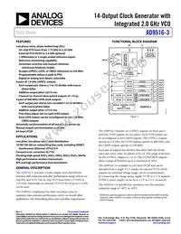 AD9516-3BCPZ Datasheet Cover