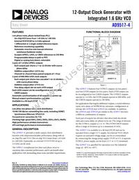 AD9517-4ABCPZ-RL7 Datasheet Cover