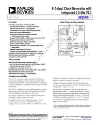AD9518-1ABCPZ-RL7 Datasheet Cover