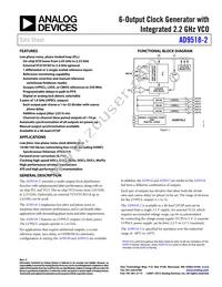 AD9518-2ABCPZ Datasheet Cover