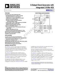 AD9518-3ABCPZ-RL7 Datasheet Cover