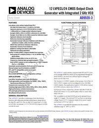 AD9520-3BCPZ-REEL7 Cover