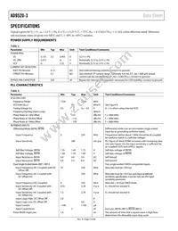 AD9520-3BCPZ-REEL7 Datasheet Page 4