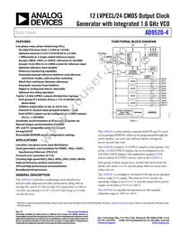 AD9520-4BCPZ-REEL7 Datasheet Cover