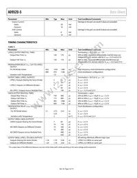 AD9520-5BCPZ-REEL7 Datasheet Page 8