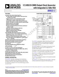 AD9522-2BCPZ Datasheet Cover