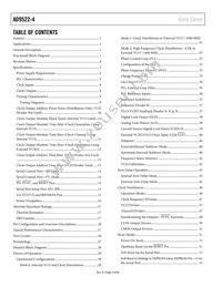 AD9522-4BCPZ-REEL7 Datasheet Page 2