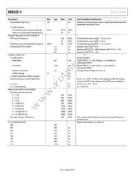AD9522-4BCPZ-REEL7 Datasheet Page 6