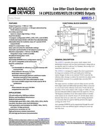 AD9523-1BCPZ-REEL7 Datasheet Cover