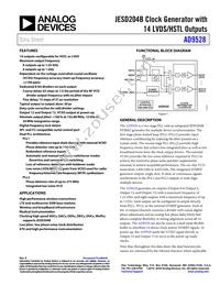 AD9528BCPZ-REEL7 Datasheet Cover