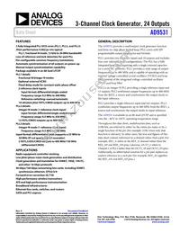 AD9531BCPZ Datasheet Cover