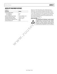 AD9531BCPZ Datasheet Page 21