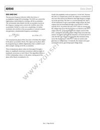 AD9540BCPZ Datasheet Page 20