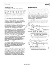 AD9540BCPZ Datasheet Page 23