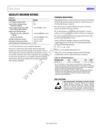 AD9544BCPZ-REEL7 Datasheet Page 19